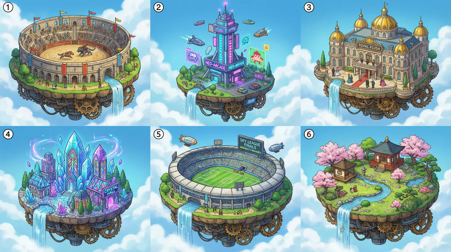 ag尊龙认证六大奇迹浮空岛全景