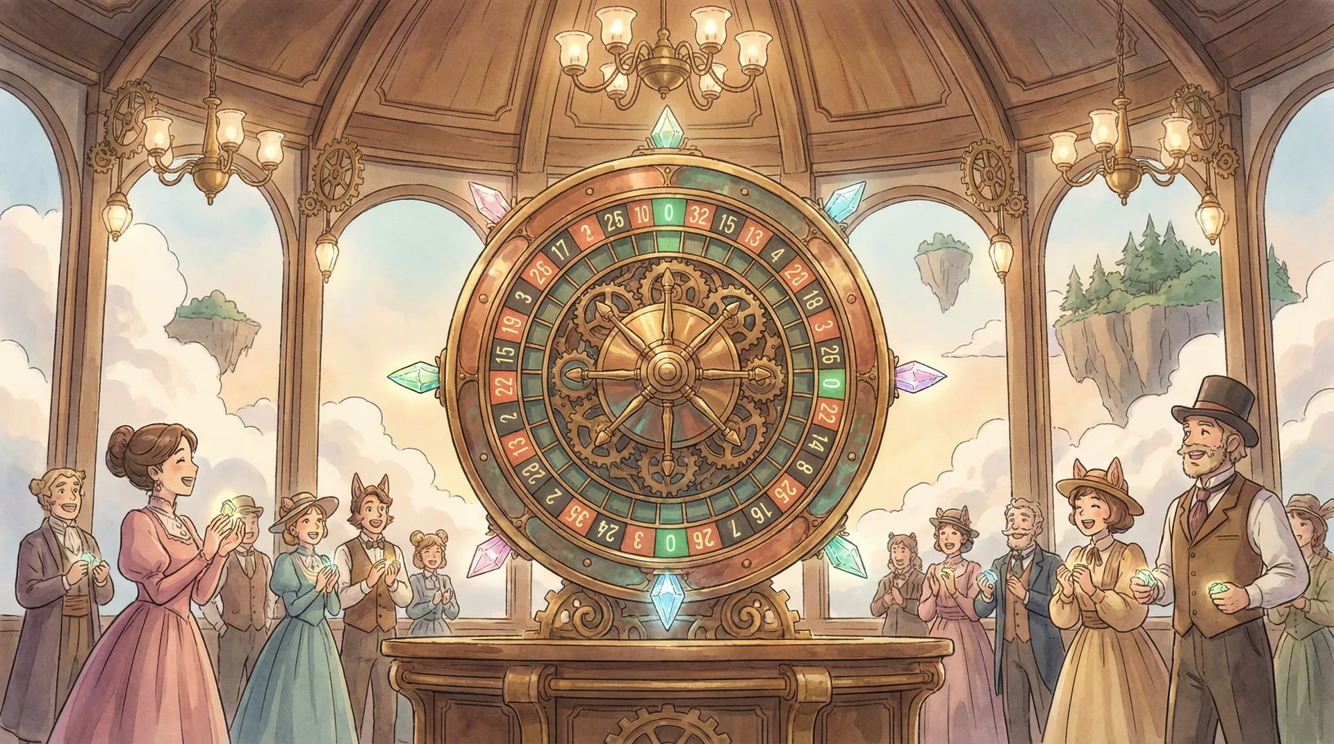 ag尊龙轮盘赌浮空赌场全景